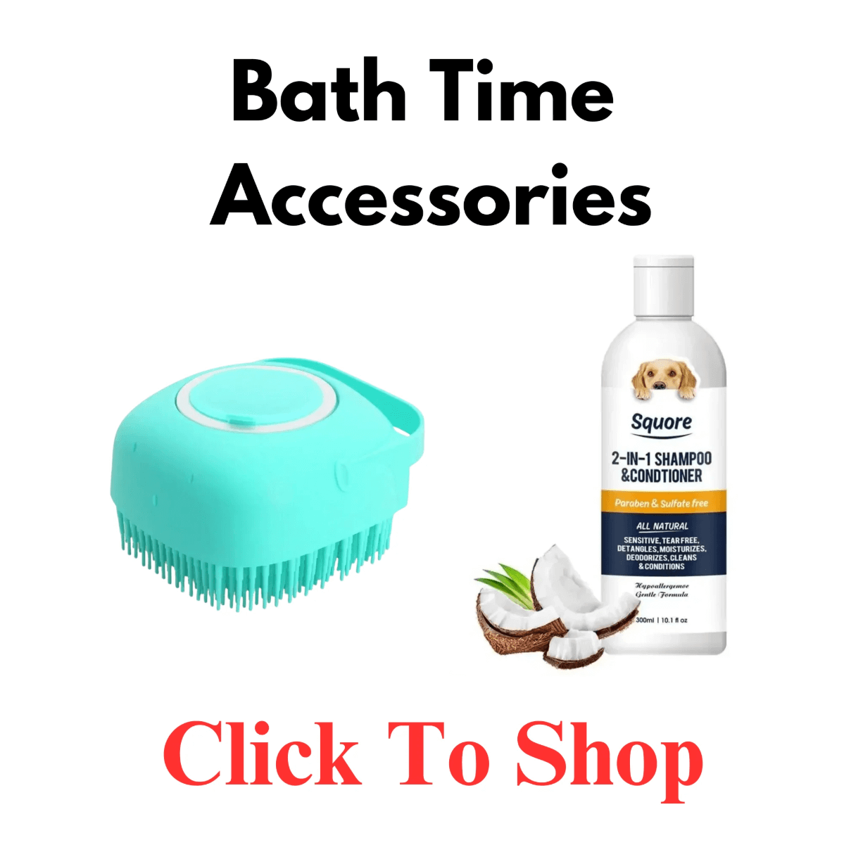 Silicone dog scrubber and dog shampoo bottles – BarkBarrel Dog Bath Accessories Collection