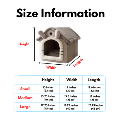 Luxury Cozy Cabin for Small & Medium Dogs
