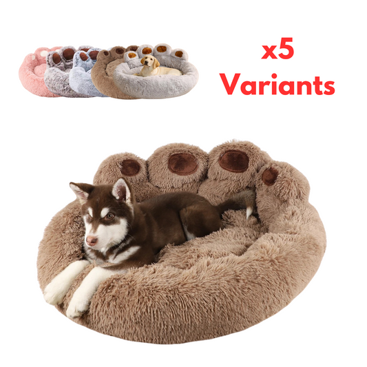 Ultra-Comfort Paw Plush Sofa Bed for Dogs of All Sizes