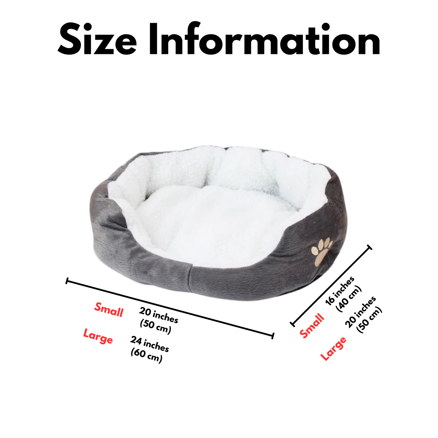 Cozy Dog Bed – SoftPerfect for Small to Medium Dogs