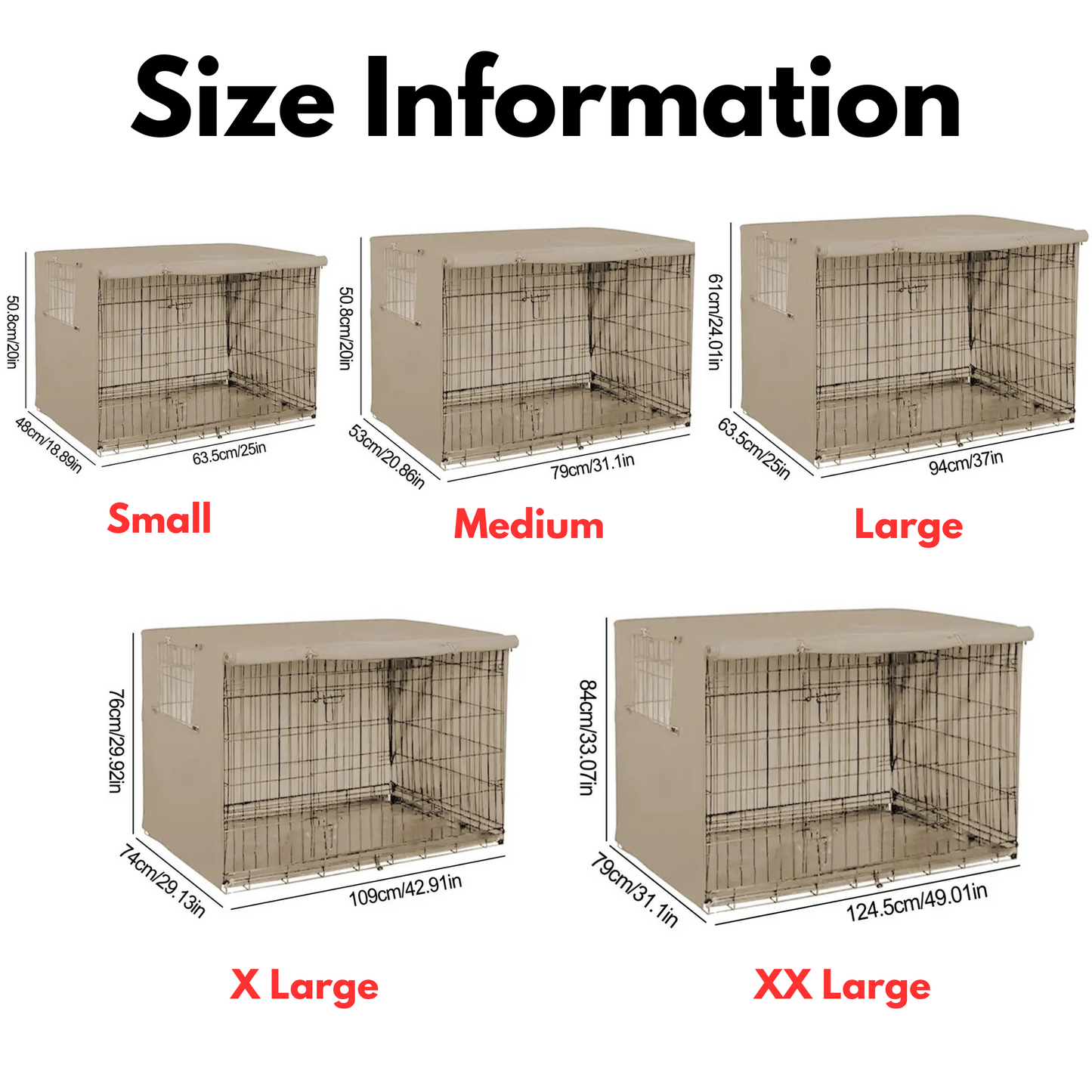 All-Weather Dog Crate Cover - Waterproof & Durable