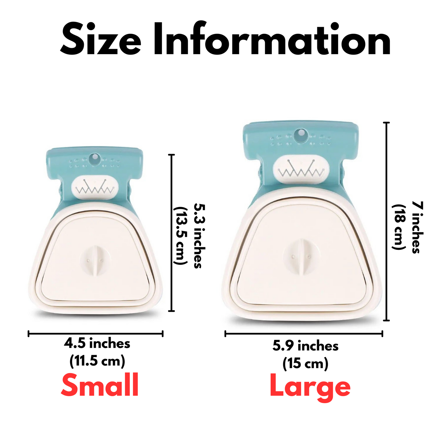 Travel Pooper Scooper with Waste Bag Holder – Compact & Foldable