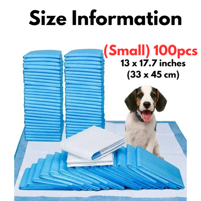 100-Pack Leak-Proof Dog Training Pads - BarkBarrel 