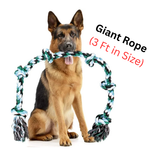 Giant Durable Rope Toy – For Large & Aggressive Chewers