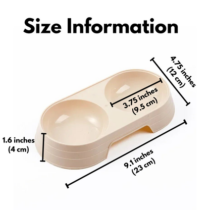 Double Pet Bowl – Dual Dog Feeder
