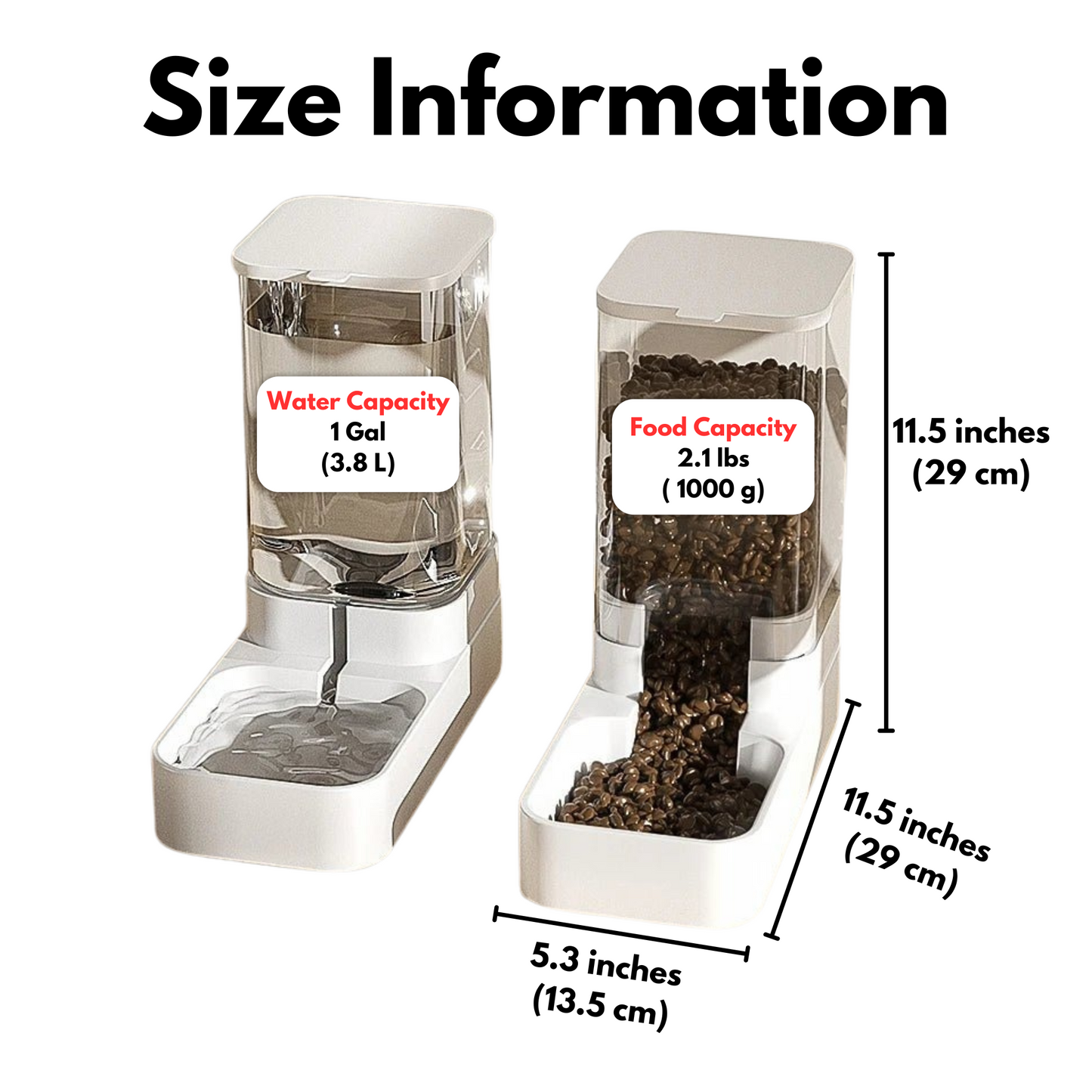Luxurious Automatic Pet Feeder & Water Dispenser