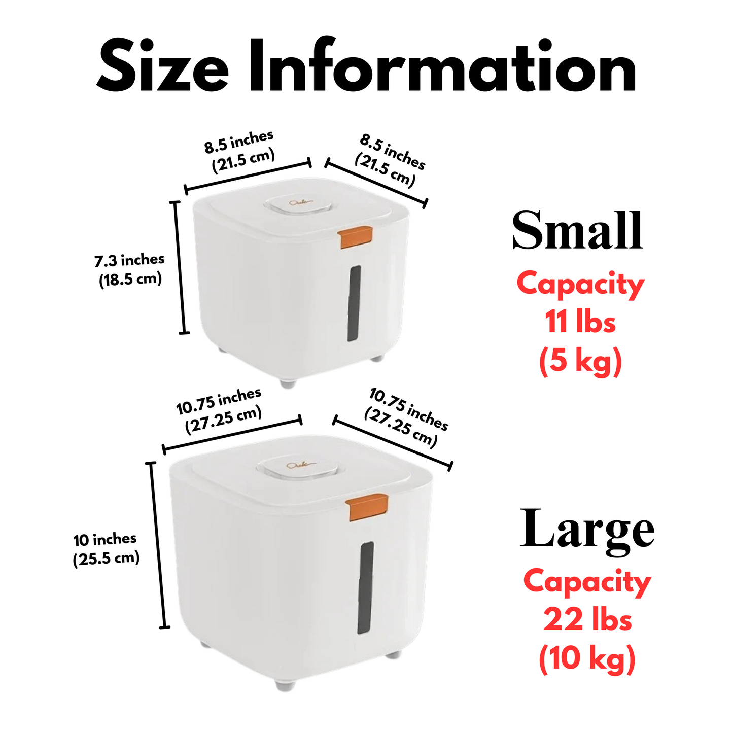 Luxury Style Sealed Pet Food Storage