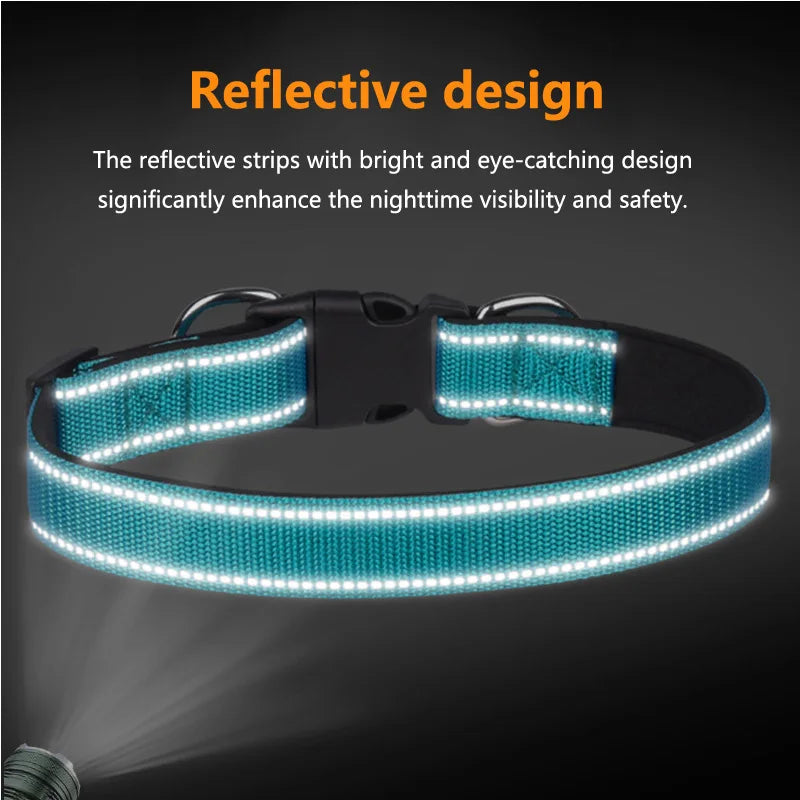 Breathable Reflective Pet Collar- Adjustable Fit