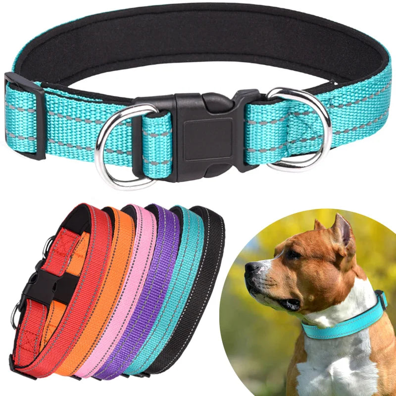 Breathable Reflective Pet Collar- Adjustable Fit