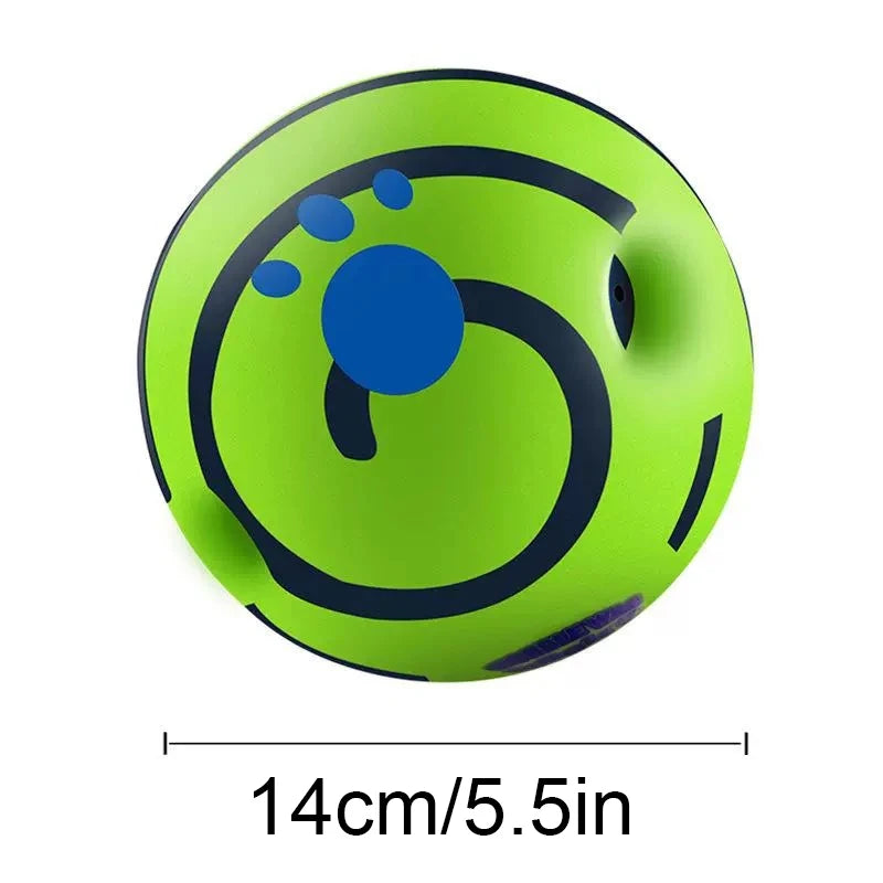 Wobble and Wag Sound Ball – Interactive Chew Toy for Dogs