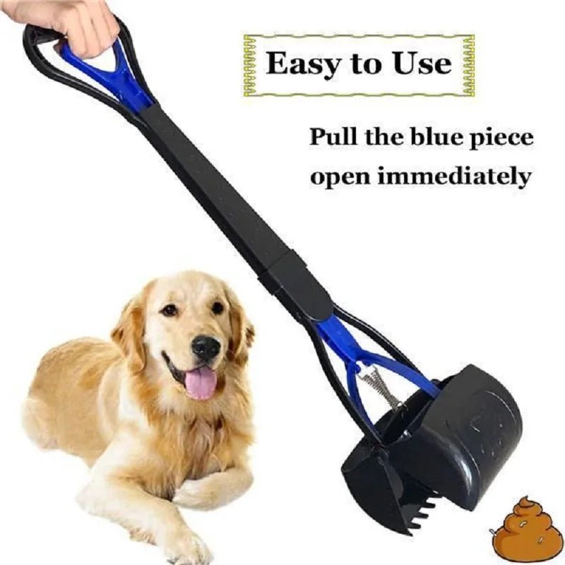 Foldable Pet Waste Scooper with Jaw Grip – Outdoor Use