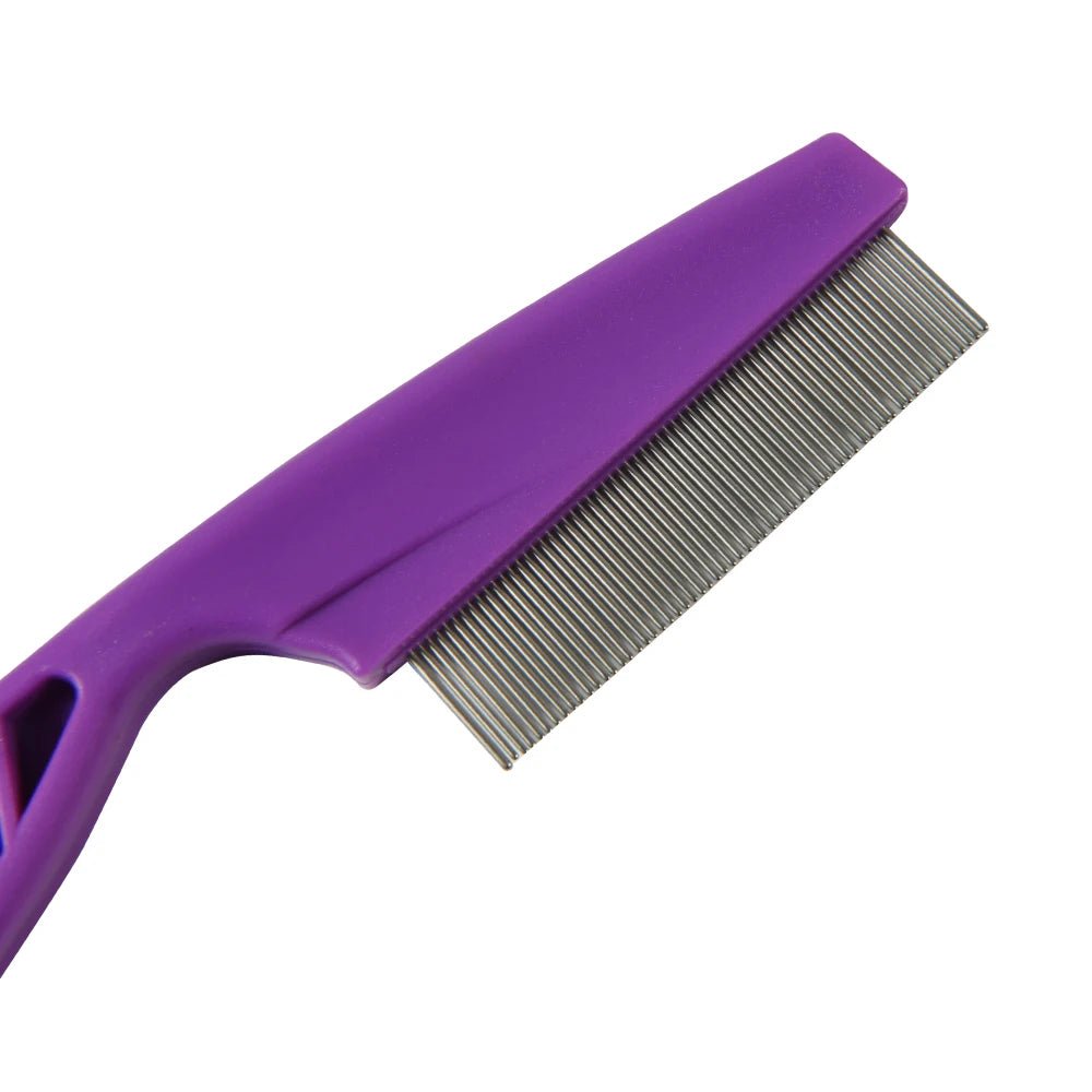 Comfort Grip Flea Comb for All Dogs – Stainless Steel Design