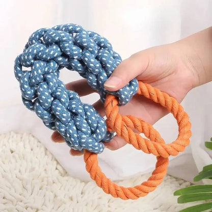 Tough Tug Rope Toy – Interactive Chew Toy for Active Dogs