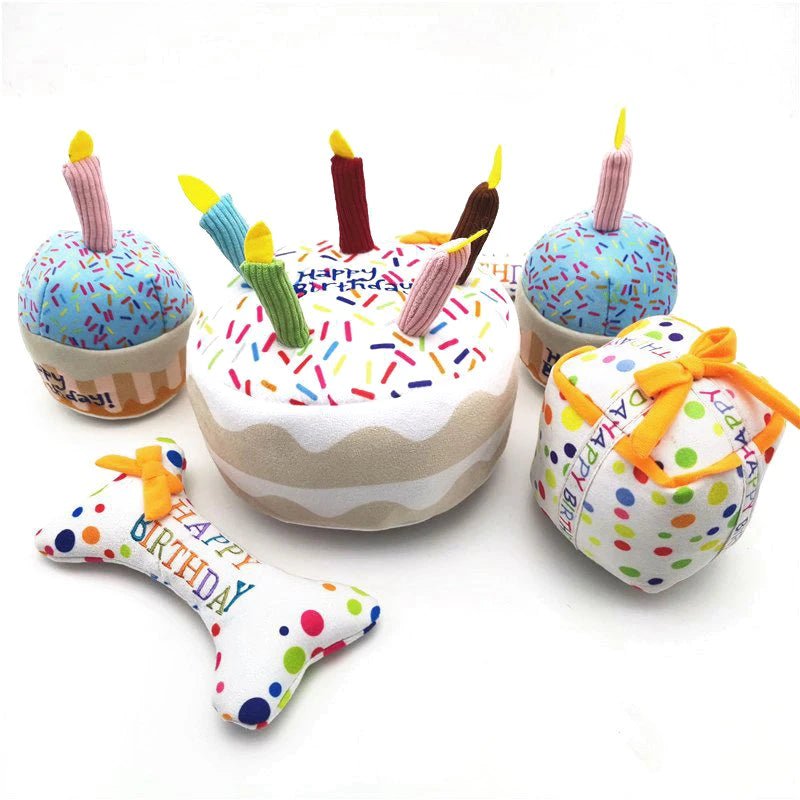 Happy Birthday Dog Plush Toys Collection