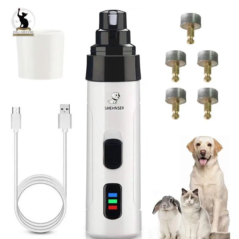 Electric Dog Nail Grinder with USB Charging