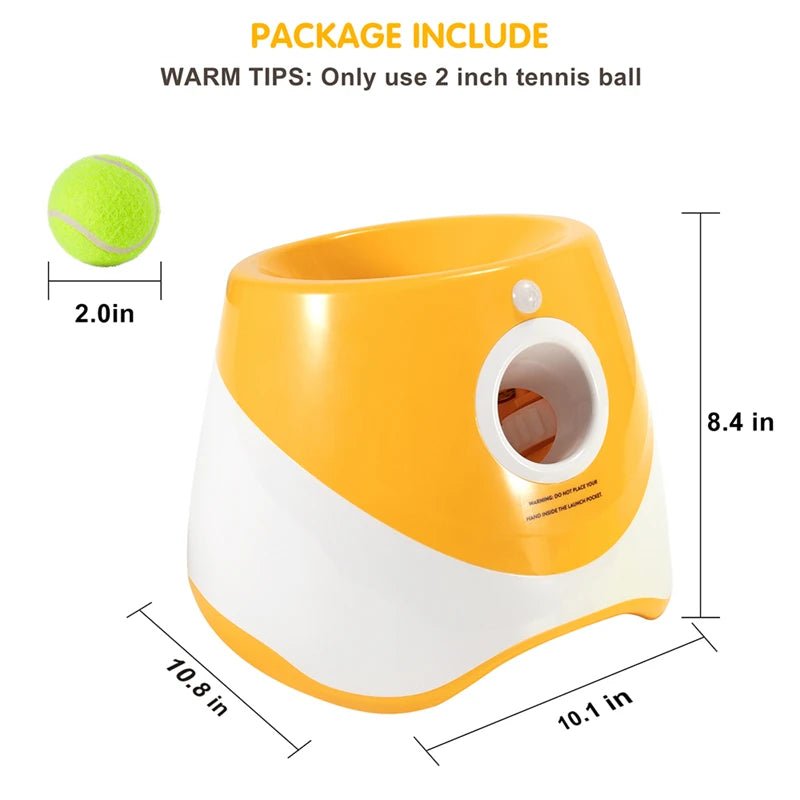 Automatic Dog Tennis Ball Launcher – Rechargeable Throwing Machine