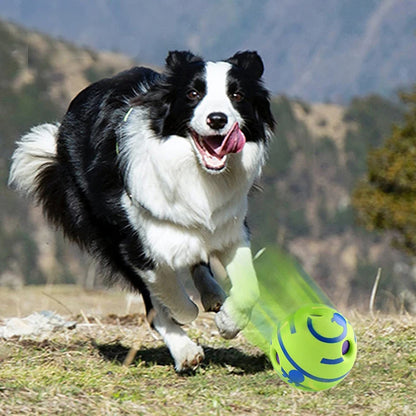 Wobble and Wag Sound Ball – Interactive Chew Toy for Dogs