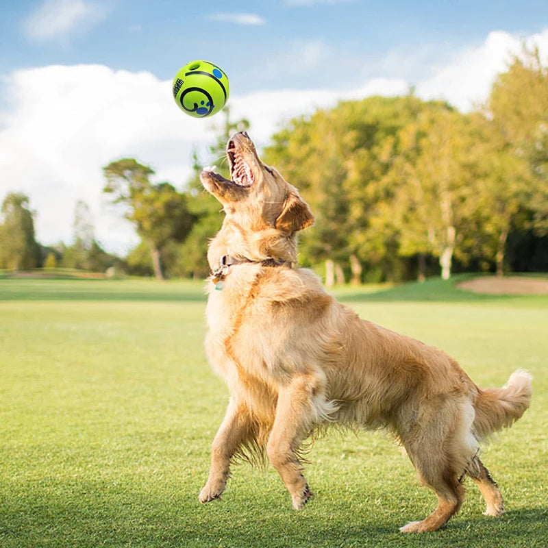 Wobble and Wag Sound Ball – Interactive Chew Toy for Dogs