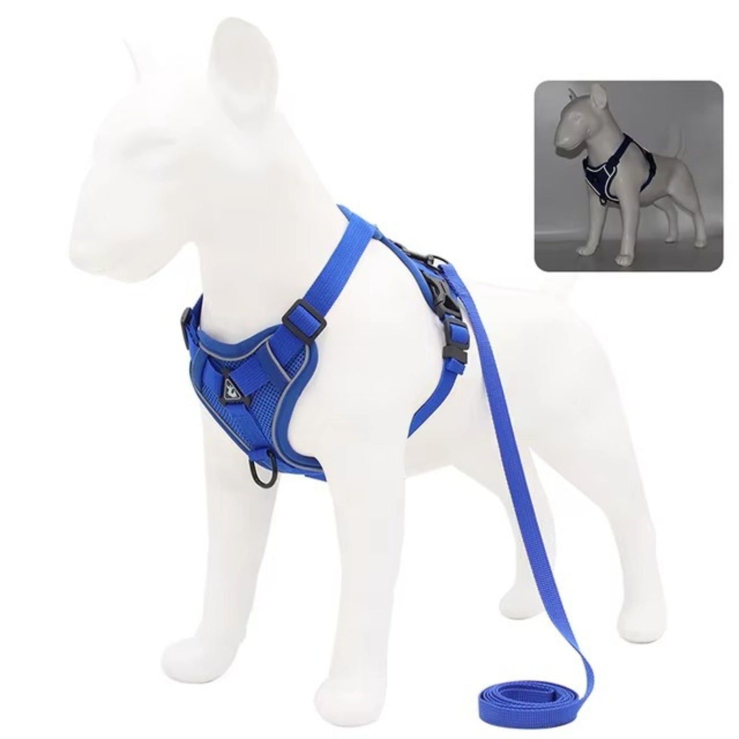 Adjustable Dog Harness & Leash Set for Small and Medium Dogs