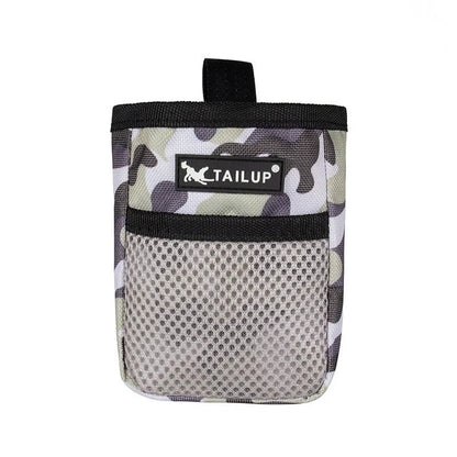 Classic camouflage pattern hands-free dog training treat pouch