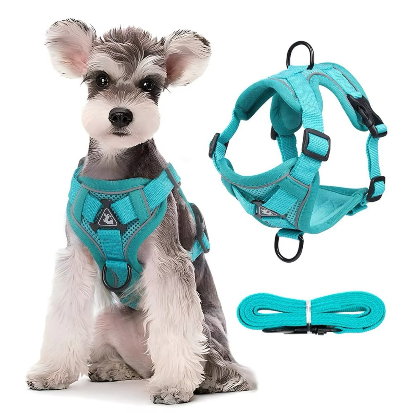 Adjustable Dog Harness & Leash Set for Small and Medium Dogs